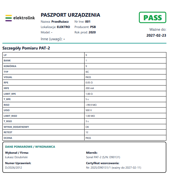 Kody QR i Paszporty PDF
